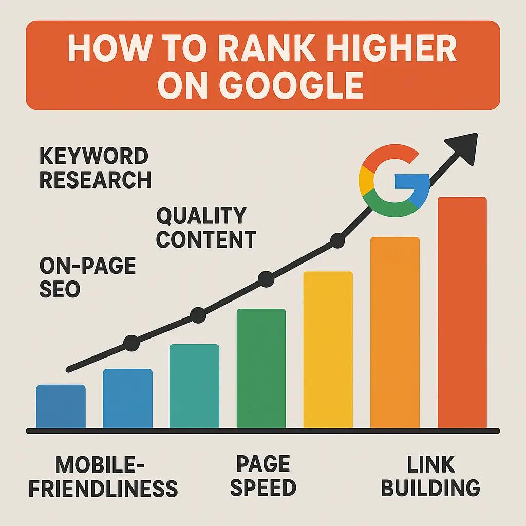 Easy way to rank higher on Google 2 rank on google
