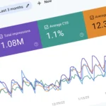 SEO case study performance screenshot
