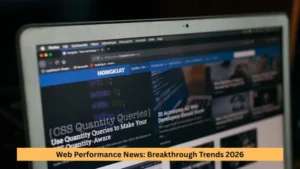 Web Performance News: Breakthrough Trends 2026