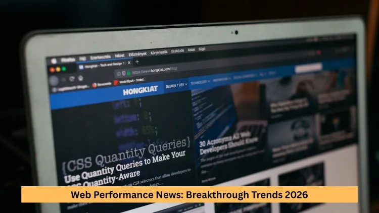 Web Performance News: Breakthrough Trends 2026